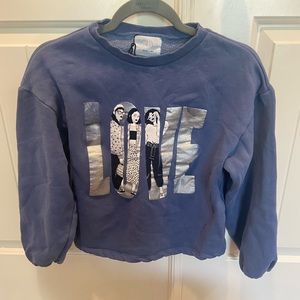 Zara long sleeve crewneck sweatshirt